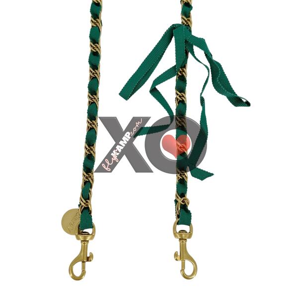 CLARE V. Shoulder Strap in Fern Grosgrain Chain - Picture 8 of 11